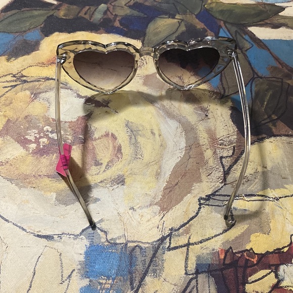 Clear Betsey Johnson Sunglasses